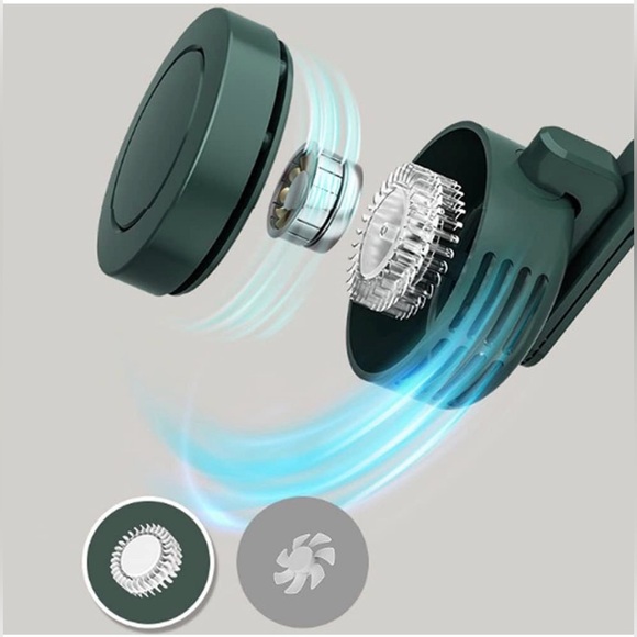 Mini Hand Free Clip Fan 360* Adjustable *PINK* Brand New - Picture 7 of 15